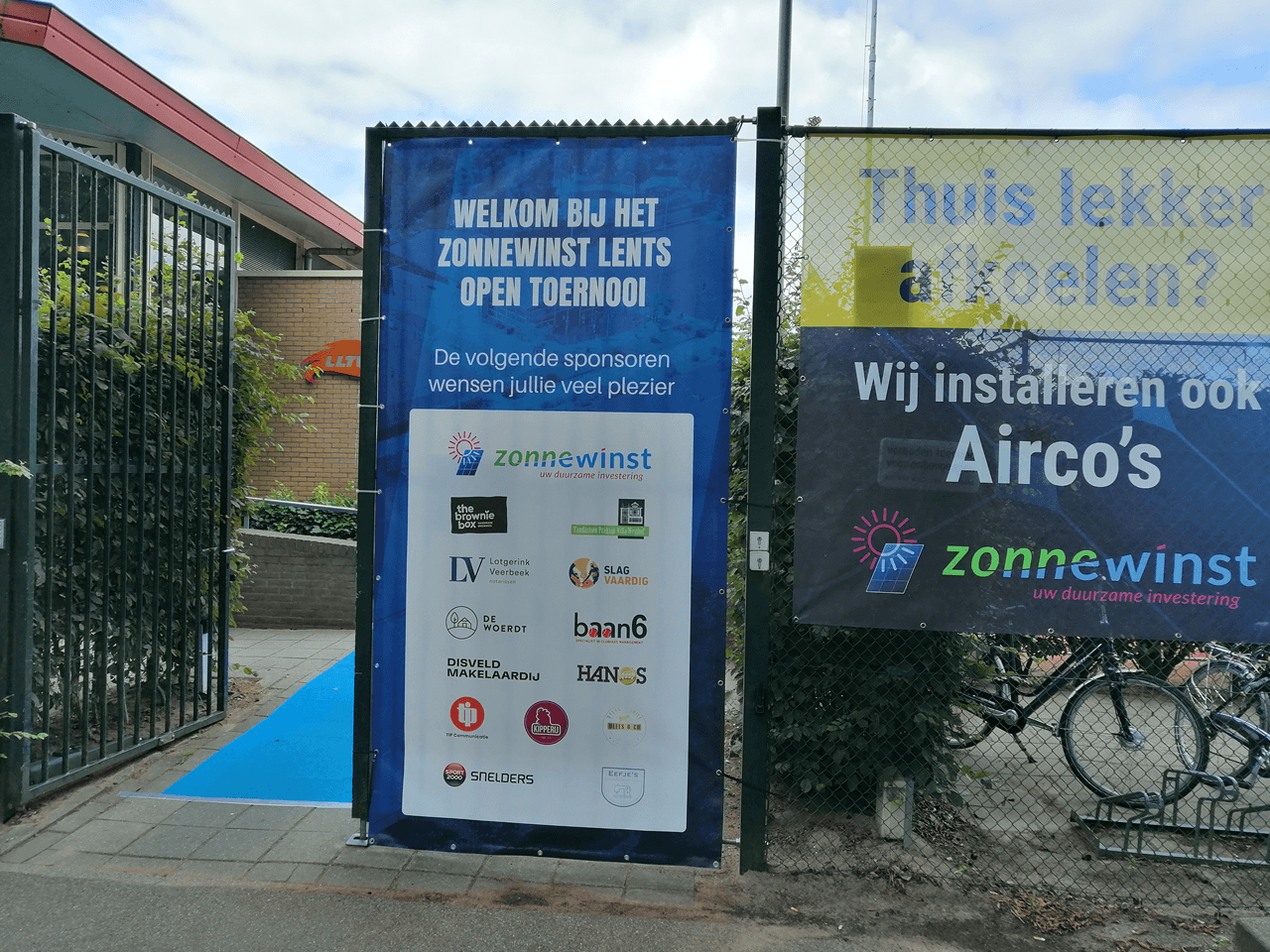 Hoofdingang LLTV - Wij installeren ook airco's