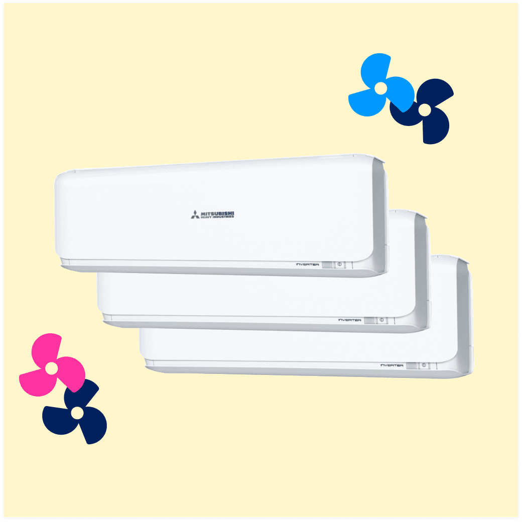 Marketing zonnewinst airco mockup