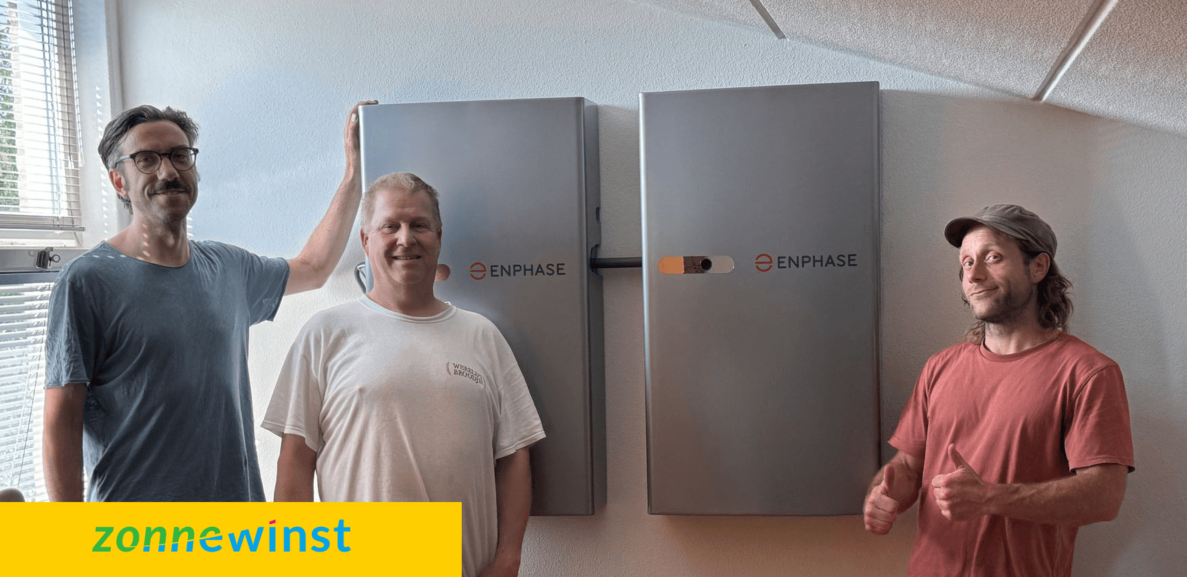 Albert eerste Enphase IQ 5P batterij in Arnhem 10 kWh thuisbatterij