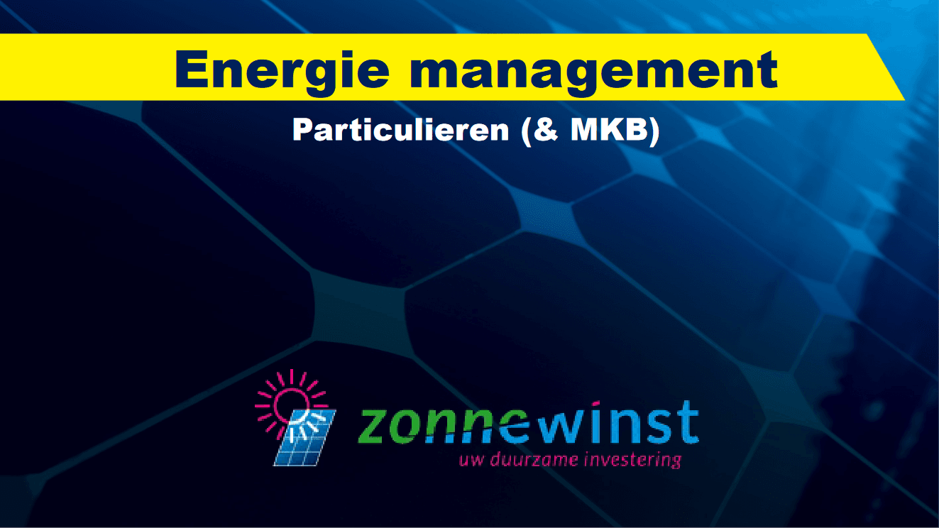 Zonnewinst Energie Management informatieavond